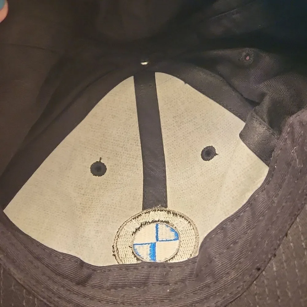 BMW Black Adjustable Hat Cap